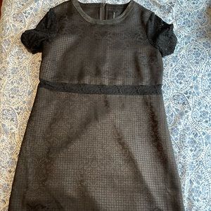 Black midi Walter Baker dress